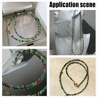 3 Strands 3 Style Mixed Gemstone Beads Strands G-AR0005-50-1