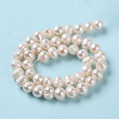 Natural Cultured Freshwater Pearl Beads Strands PEAR-E018-11-1