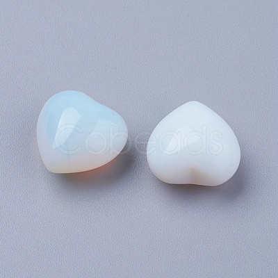 Opalite Heart Love Stones DJEW-P009-02C-1