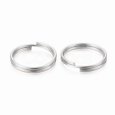 Tarnish Resistant 304 Stainless Steel Split Rings A-STAS-H413-06P-B-1