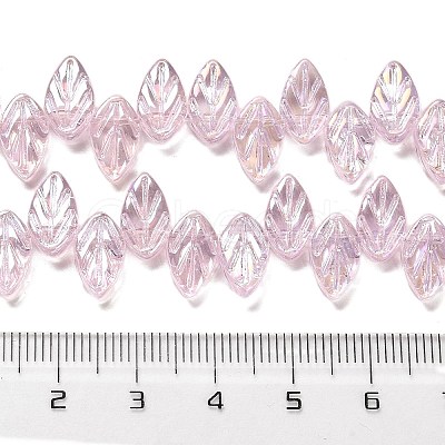 Electroplate Glass Beads Strands EGLA-B004-02A-AB09-1