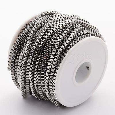 Tarnish Resistant 304 Stainless Steel Venetian Chains CHS-H007-18P-1