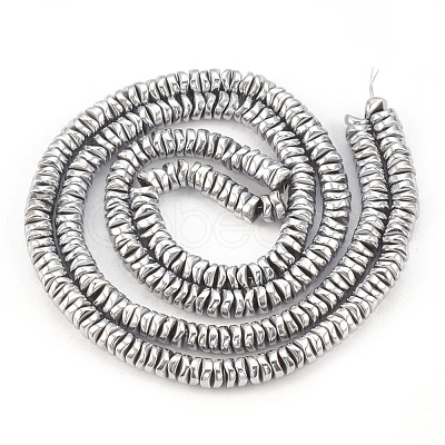 Electroplate Non-magnetic Synthetic Hematite Beads Strands G-T061-179K-1