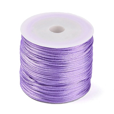 Nylon Satin Rattail Cords NWIR-L006-1mm-07-1
