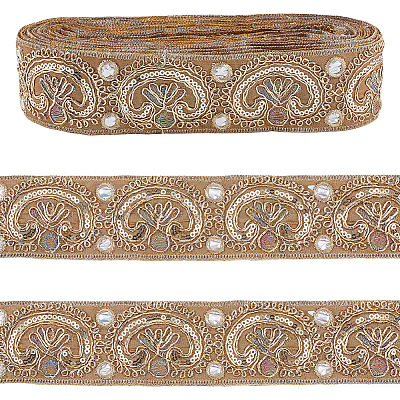 Ethnic Style Polyester Ribbon for Sewing Decoration OCOR-WH20007-26C-1