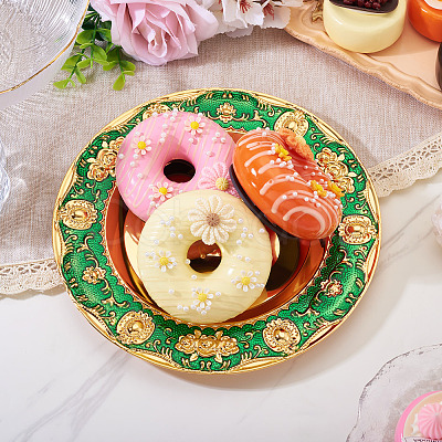 1Pc Iron Flat Round Display Panel for Fragrance Activity AJEW-MB0001-13C-1