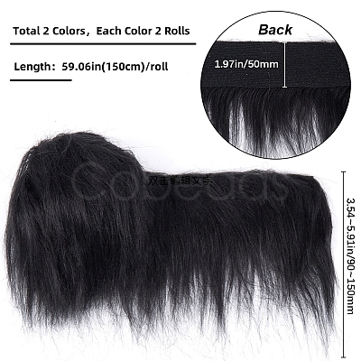 Artificial Wool Gnome Beard Costume Beard OCOR-WH0078-101I-1