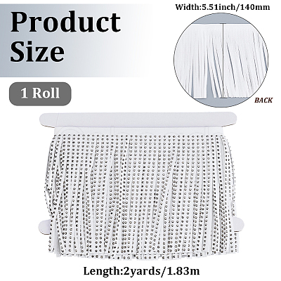 PU Imitation Leather Tassel Ribbon DIY-GF0013-45B-1