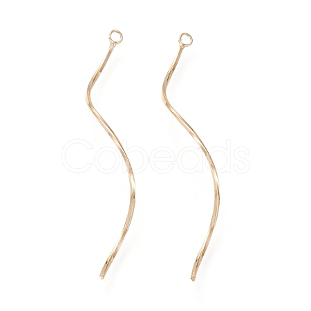 Brass Big Pendants KK-F820-16G-1