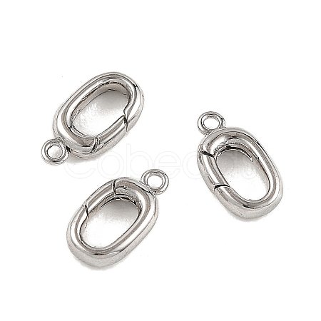 SHEGRACE Brass Spring Gate Rings XGR0096P-129P-1