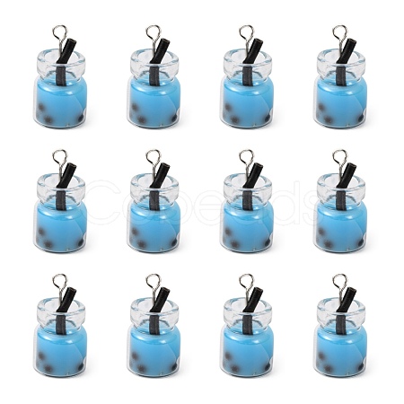 Glass Bottle Pendants X-CRES-S359-01C-1