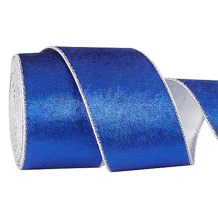 10 Yards Single Face Velvet Ribbon SRIB-WH0011-144-1