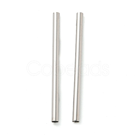 Brass Tube Beads KK-Z045-04E-P-1