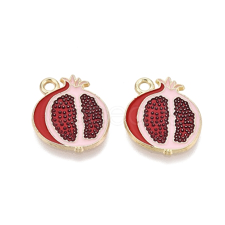 Alloy Enamel Pendants ENAM-N069-07KCG-1