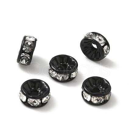 304 Stainless Steel Rhinestone Beads RB-CBAF591-01G-EB-1
