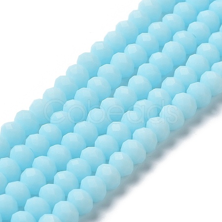 Glass Beads Strands EGLA-A034-P6mm-MD06-1