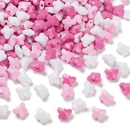 Opaque Acrylic Beads SACR-D009-02B-1