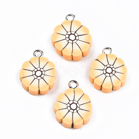 Handmade Polymer Clay Pendants CLAY-T016-75-1