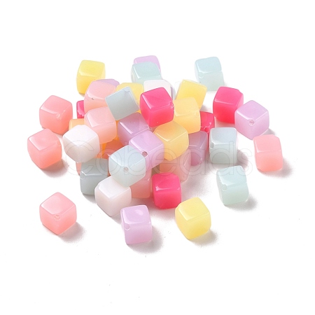 Opaque Acrylic Beads SACR-E003-02-1