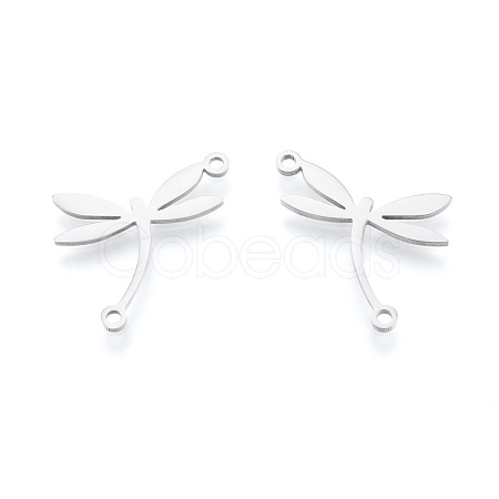 Non-Tarnish 201 Stainless Steel Connector Charms STAS-N090-LA998-1-1
