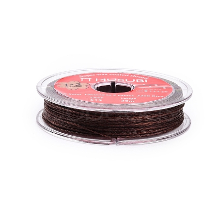 2-Ply Round Waxed Cotton Thread Cords YC-T004-01A-08-1