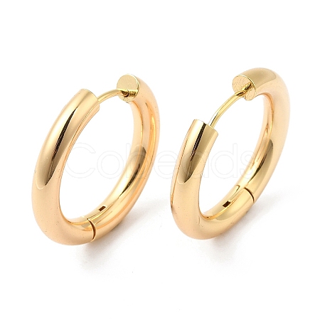 Stainless Steel Huggie Hoop Earrings EJEW-P228-05B-G-1-1