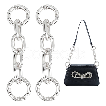 Aluminum Cross Chain Link Bag Strap Extender FIND-WH0418-79P-1