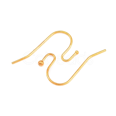 Brass Earring Hooks X-J0JQN-G-NF-1