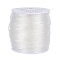 Elastic Crystal Thread, Stretch Bracelet String, Round, Clear, 0.8mm, about 109.36 yards(100m)/roll