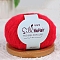 Mohair Yarn, Hand Knitting Threads, for Baby Sweater Scarf Fabric Needlework Craft, Red, 1~2mm