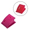 Velvet Curved Jewelry Displays, For Necklaces and Pendants, Medium Violet Red, 3.9x6.3x7.5cm