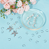 30Pcs 304 Stainless Steel Clip on Nose Ring Findings STAS-BBC0003-95P-4