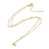 304 Stainless Steel Pendant Necklaces NJEW-H029-02G-I-2