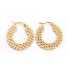 201 Stainless Steel Hoop Earrings EJEW-A054-16G-1