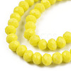 Opaque Solid Color Glass Beads Strands EGLA-A034-P10mm-D26-2
