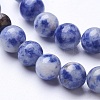 Natural Blue Spot Jasper Beads Strands G-D855-10-6mm-3