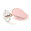 Resin Nail Art Palettes with Diamond Base Nail Mixing Palette Polish Color Mixing Plate Nail Holder ODIS-H001-B02-RG-2