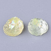 Transparent Epoxy Resin Cabochons CRES-T020-01D-2