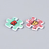 Printed Opaque Acrylic Pendants MACR-N018-11-3