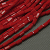 Opaque Glass Beads Strands X-EGLA-E008-3x6mm-09-1
