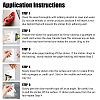 4Pcs 4 Styles PET Waterproof Self-adhesive Car Stickers DIY-WH0308-255J-4