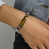 Natural Tiger Eye Beads Link Bracelets LS-YW5979-2-2