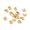 Brass Crimp Beads Covers KK-P219-05B-G02-3