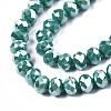 Electroplate Glass Beads Strands EGLA-A044-P8mm-A09-3