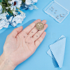 925 Sterling Silver Bead Tips with Suede Fabric Square Silver Polishing Cloth FIND-BC0013-10A-3