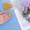 600Pcs 2 Colors Brass Eye Pin KK-SP0001-68C-3