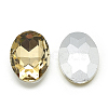 Pointed Back Glass Rhinestone Cabochons RGLA-T080-10x14mm-04-2