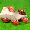 Natural Red Jasper Carved Healing Snail Figurines PW-WG23180-08-1