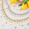 2 Yard 2 Style Glass Rhinestone Cup Chains FIND-PH0017-01-5