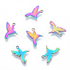 Ion Plating(IP) 201 Stainless Steel Pendants STAS-N098-123M-2